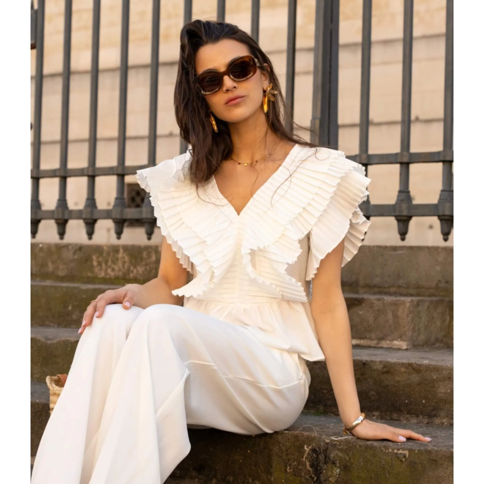 Nelly Ruffle Top - Image 3