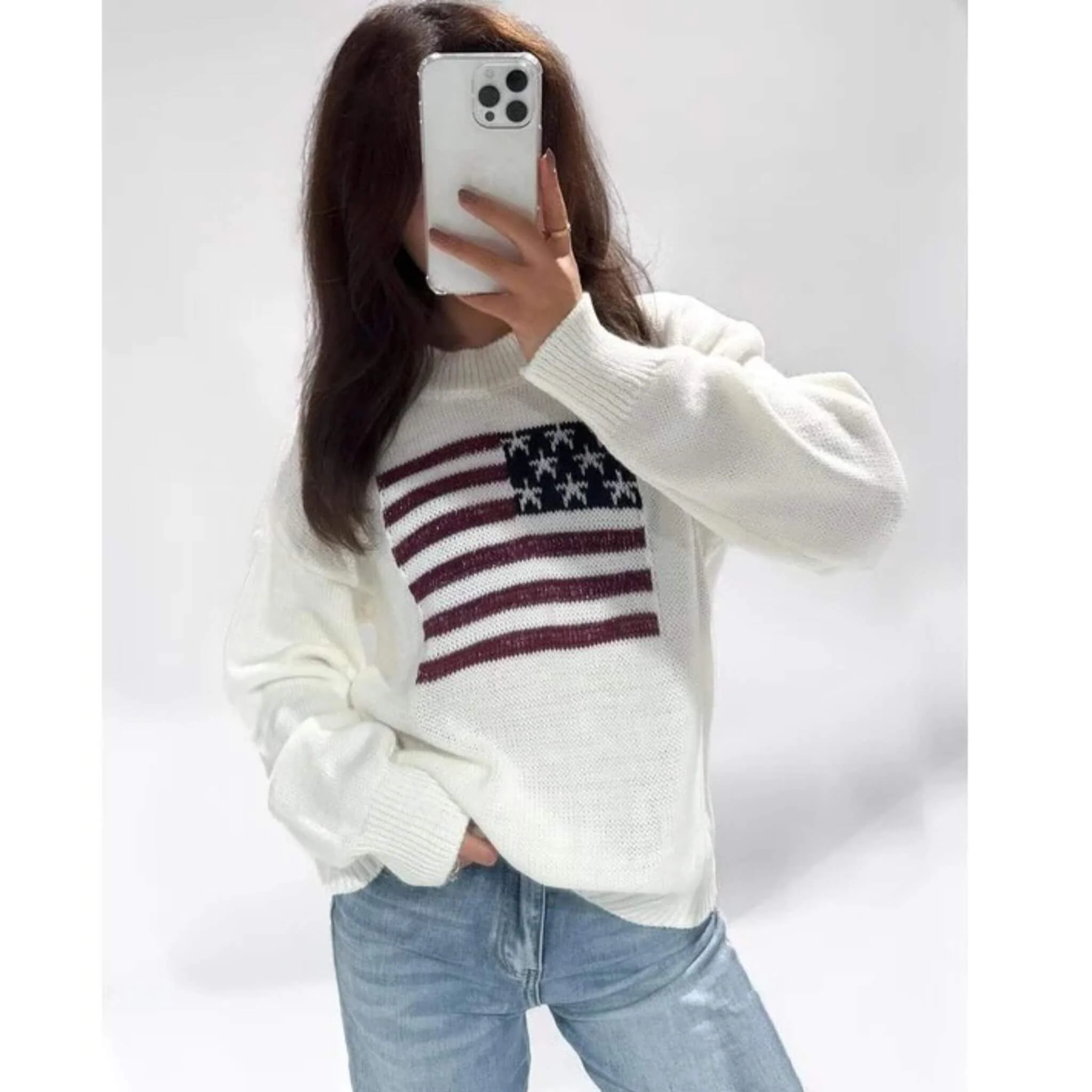 USA flag Sweater - Image 7